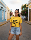 Saca el año TÚ Crop Top