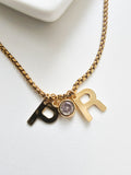 PR Letter Gold Neck