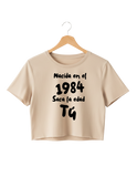 Saca el año TÚ Crop Top