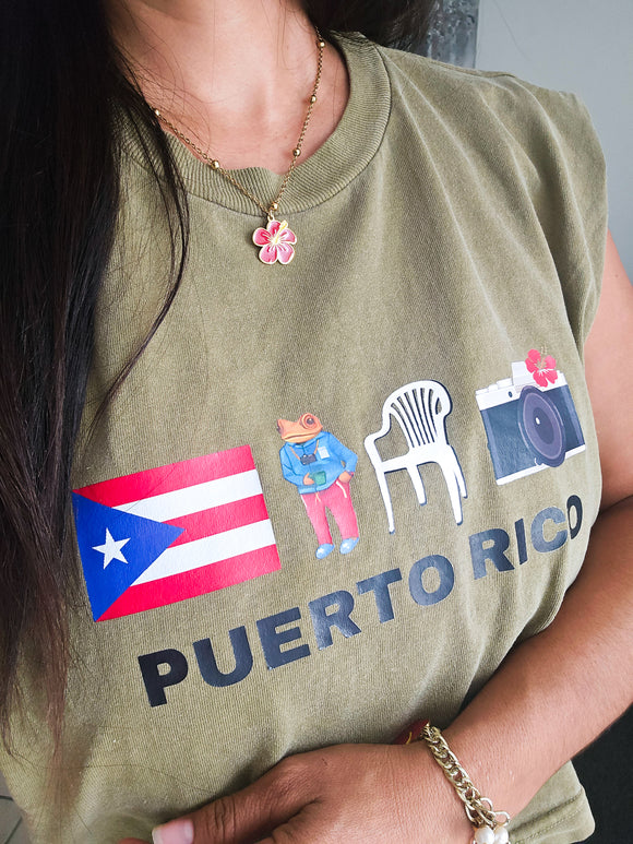 Puerto Rico Crop Top