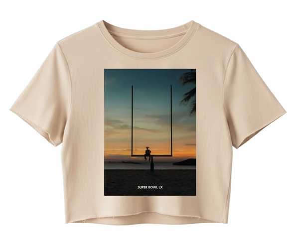 Super Bowl LX Crop Top