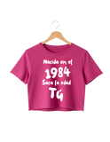 Saca el año TÚ Crop Top