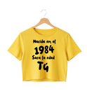 Saca el año TÚ Crop Top