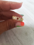 Mom Zircon Ring